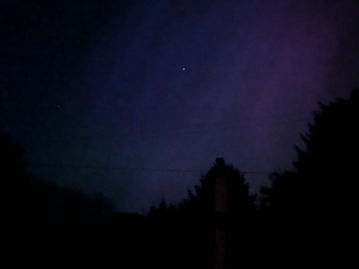Aurora Borealis captured at Brown Mountain Diamond, Co Kilkenny, Ireland, art, artist-led, photography
