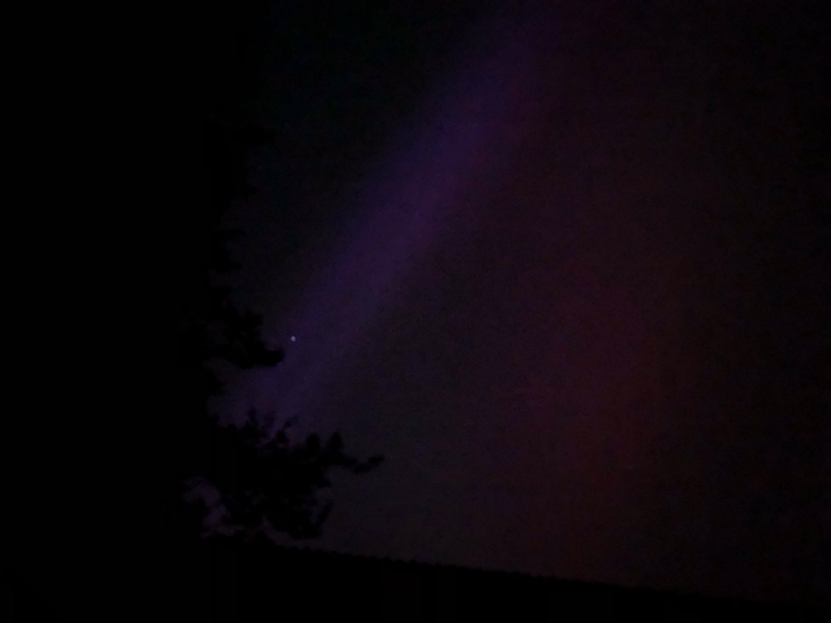 Aurora Borealis captured at Brown Mountain Diamond, Co Kilkenny, Ireland, art, artist-led, photography