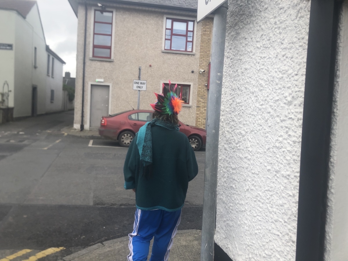 Robyn Saccomano artist in resident at Brown Mountain Diamond art space Kilkenny Ireland
